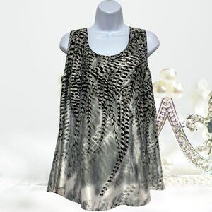 Creation L-Women's Medium Pullover Polyester Top Design Front/Back Light Weight